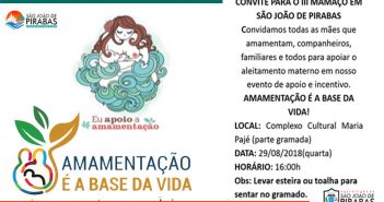 Convite para o III Mamaço em São João de Pirabas