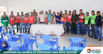 Prefeitura de Pirabas entrega treze concessões para Moto Taxi