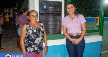 PREFEITURA ENTREGA QUADRA POLIESPORTIVA NA VILA DO PARIQUIS